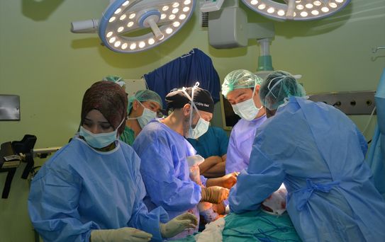 KAEÜ'de Koreli Hekimlere Omuz Cerrahisi Eğitimi