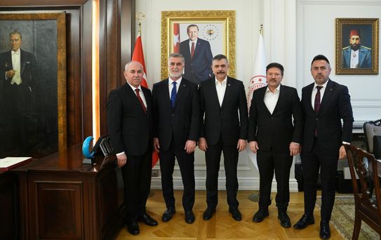 Şoförler Federasyonu'ndan Bakan Çiftçi'ye Ziyaret