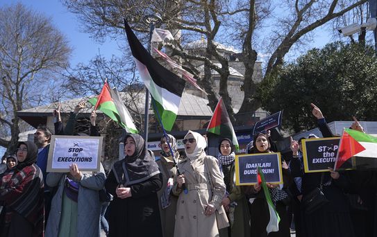 İsrail'in İdam Yasasına Protesto
