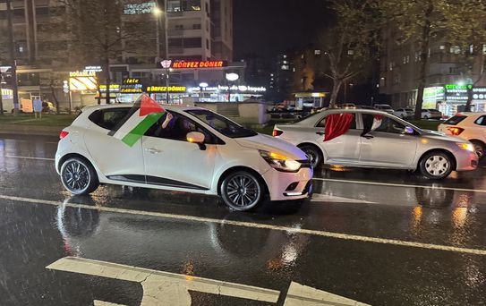 Kahramanmaraş'ta İsrail'e Tepki Gösterildi