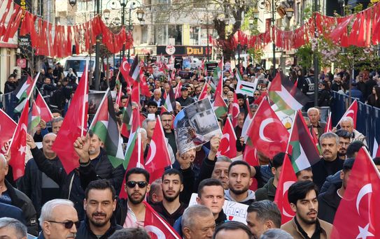 Karabük'te Filistin’e Destek Yürüyüşü