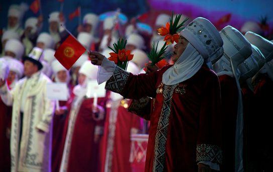 Kırgızistan'da 'Türkü Kervanı' Kutlandı