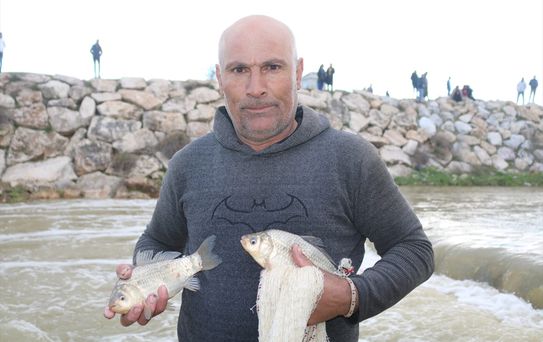 Kufi Çayı'nda Su Seviyesi Yükseldi