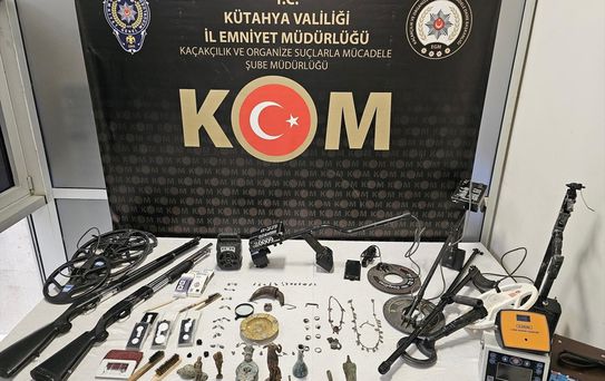 Kütahya'da Tarihi Eser Kaçakçılığına Operasyon