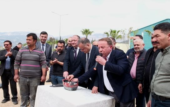 Mut'ta Yeni Ticaret Binası Temeli Atıldı