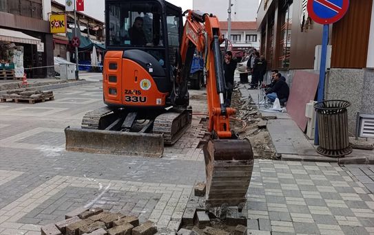 Nallıhan'da Cadde Düzenleme Çalışmaları