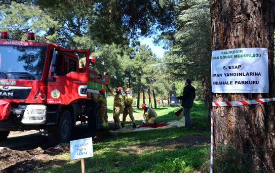 Ormancılar madalya için kıyasıya yarıştı