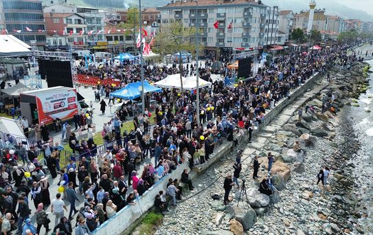 1. Türk Somonu Festivali Yakakent'te Yapıldı