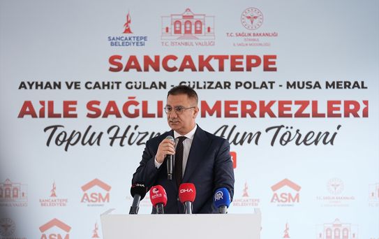 Sancaktepe'de 3 aile sağlığı merkezi törenle hizmete açıldı