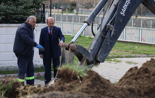 Şarkışla'da Otopark Çalışmaları Başladı