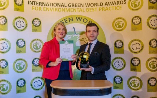 Sıfır Atık Projesi'ne Green World Awards'tan 'Yeşil Dünya Şampiyonluğu' ödülü