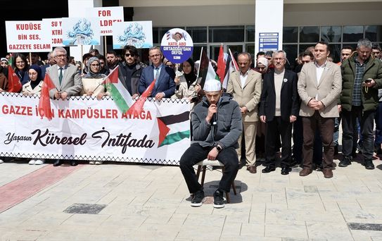 Sinop'ta İsrail'e Protesto