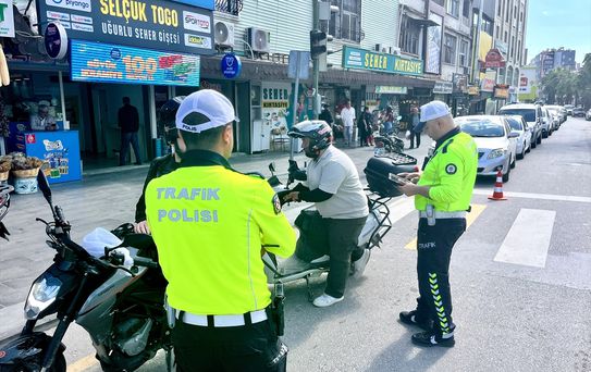 Tarsus'ta Motosiklet Denetimi: 64 Sürücüye 652 Bin Lira Ceza