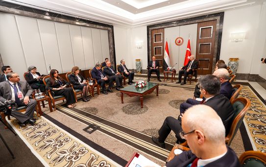 Kurtulmuş ve Mısır Meclis Başkanı Görüştü