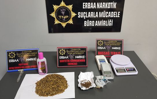 Erbaa'da Uyuşturucu Operasyonu: 3 Gözaltı