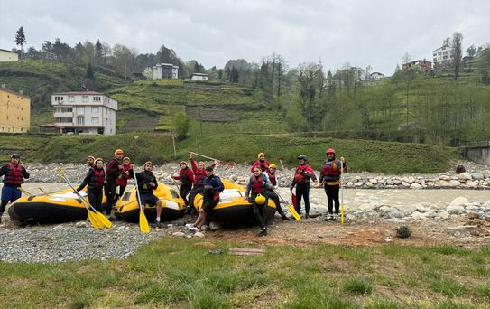 Hayrat'ta Rafting Eğitimi Verildi