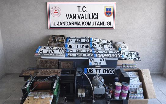 Van'da Sahte Plaka Operasyonu