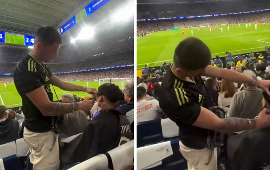 En sonunda bunu da gördük! Maçın ortasında tıraş oldu 