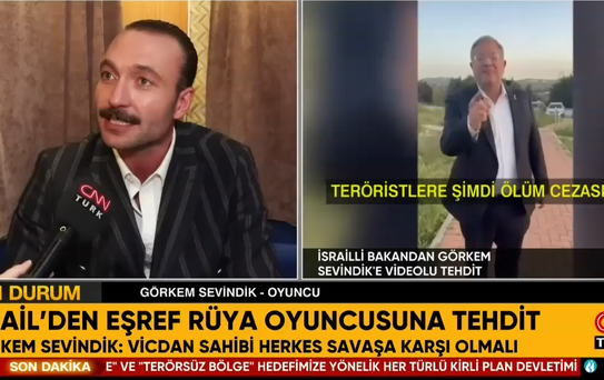 İsrail’den Eşref Rüya Oyuncusuna Tehdit