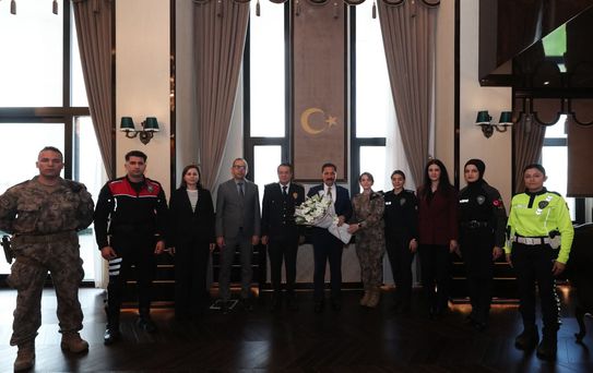 Vali Masatlı, Polis Haftası’nda emniyet mensuplarını ağırladı