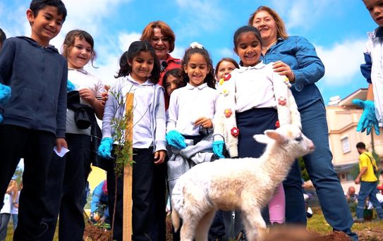 Didim'de fidanlar toprakla buluştu