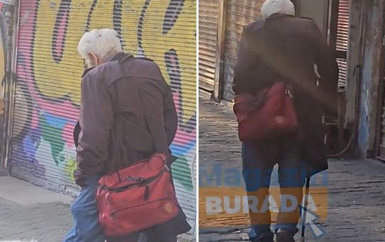 Hayat çok acımasız: Bastonla yürürken görüntülenen usta oyuncunun hali yürek burktu