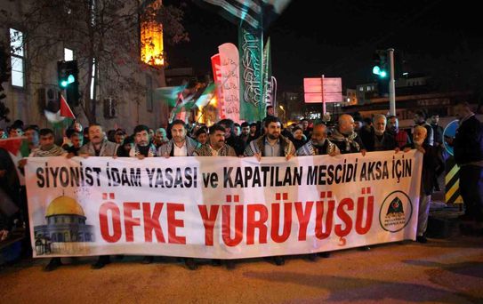 Gaziantep'te Filistin'e destek yürüyüşü düzenlendi