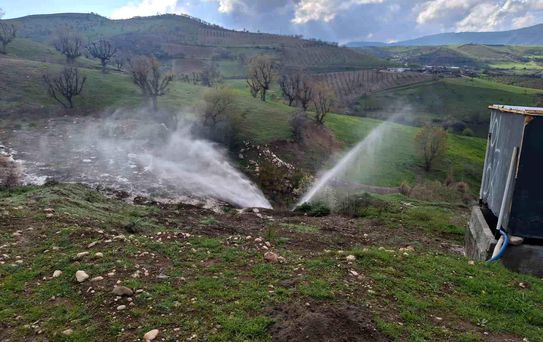Adıyaman'da Su Hattında Arıza