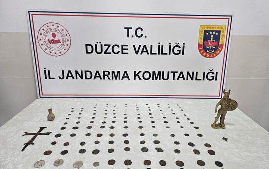 Düzce'de Tarihi Eser Operasyonu