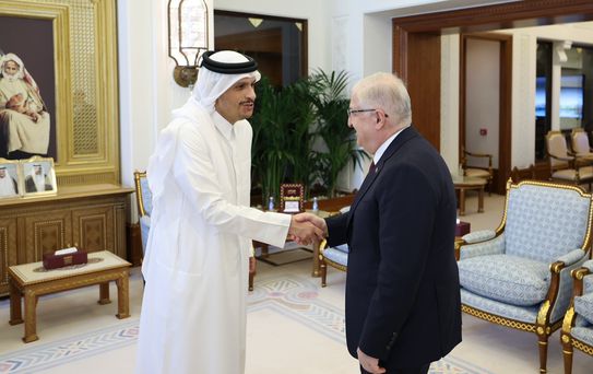 Bakan Güler, Katar Emiri Al Thani tarafından kabul edildi