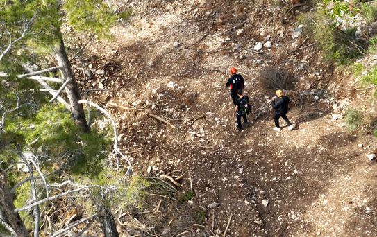 Kaybolan Yürüyüşçü Dron ile Bulundu