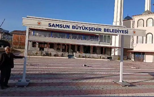 Tente hizmeti mahalleliyi memnun etti