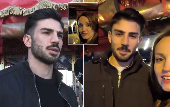 Turistlerin gözdesi mısırcı Alper’i yakından gören Rus şaşırdı: Siz normalsiniz