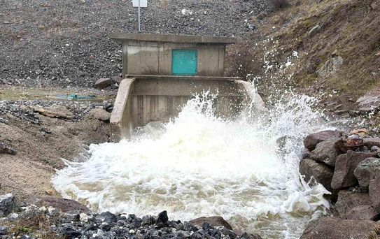 Yapraklı Barajı'nda Su Seviyesi Yükseldi