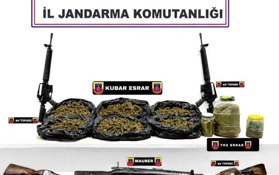 Mardin'de 35 Kilo Esrar Ele Geçirildi