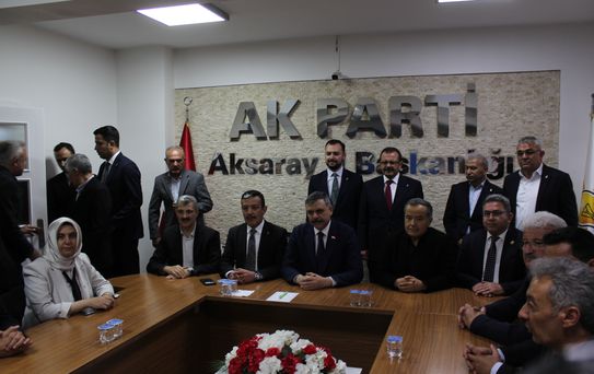 Bakan Çiftçi Aksaray'da Ziyaretlerde Bulundu