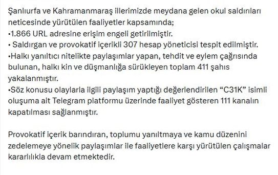 411 Kişi Gözaltında