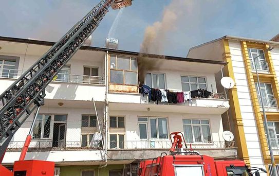 Gölbaşı'nda Yangın Paniği