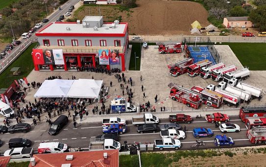 Şarköy'de modern itfaiye istasyonu hizmete açıldı