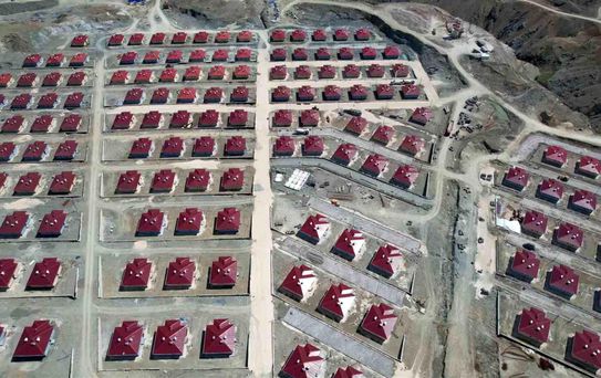 Savran konutlarında sona gelindi