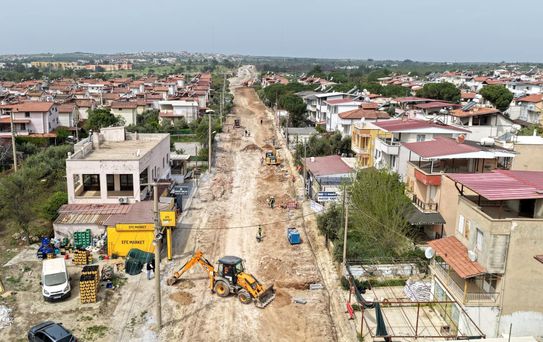 Didim Akbük'te yol yenileme çalışmaları başladı