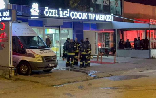 İzmit'te Hastanede Yangın Paniği