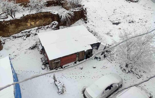 Bayburt'ta Nisan Karı