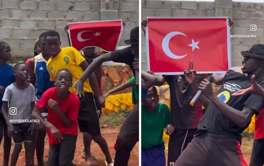 Generali Türkiye'yi tehdit ediyordu! Ugandalı gençlerden Bizim Çocuklar'a özel marş