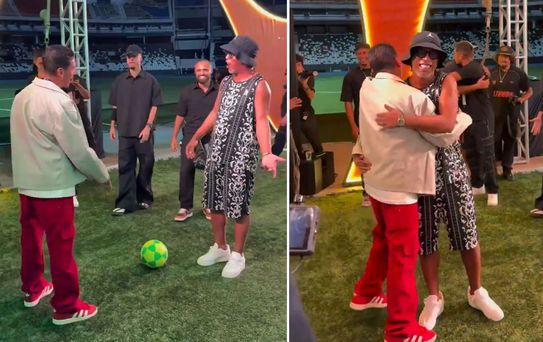 Bakmayın 46 yaşında olduğuna! Ronaldinho tek hareketiyle Brezilyalı fenomeni madara etti