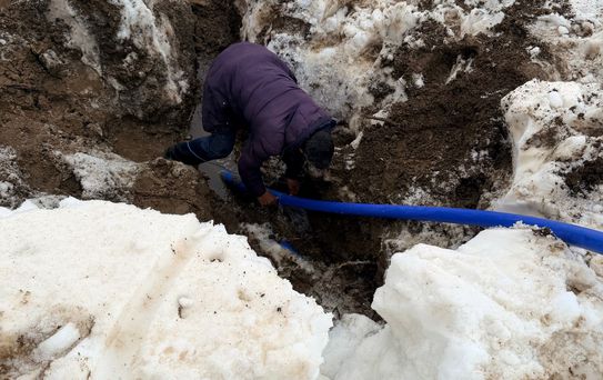 Çığ Altında Su Şebekesi, Mezra 5 Gün Susuz Kaldı