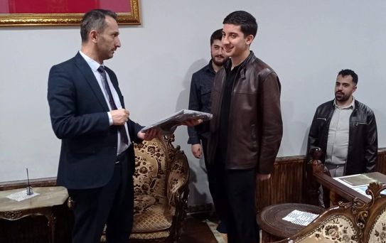 Hafız Öğrencilere Ziyaret