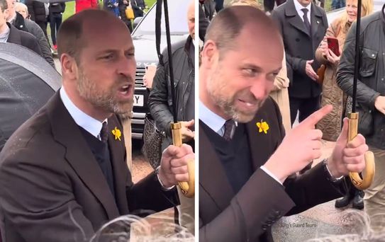 Galatasaraylı taraftar, Prens William'ı şaşkınlığa uğrattı