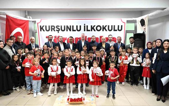 Karacabey'in köy okulunda unutulmaz 23 Nisan coşkusu