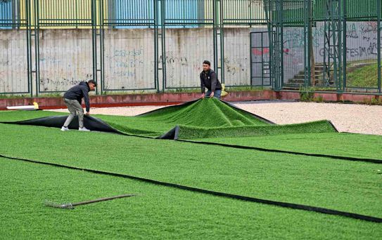Bağlarbaşı spor tesisleri yenileniyor